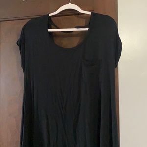 AE black tshirt dress